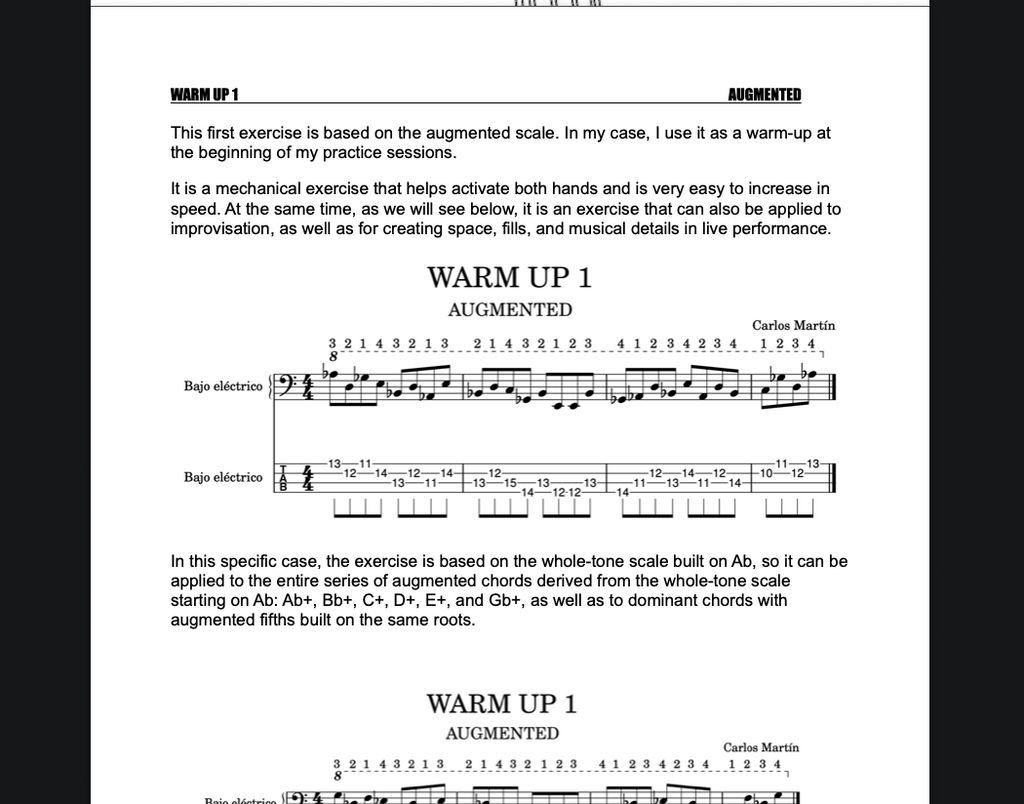 Bassics I – Practice Handbook (ENGLISH VERSION)